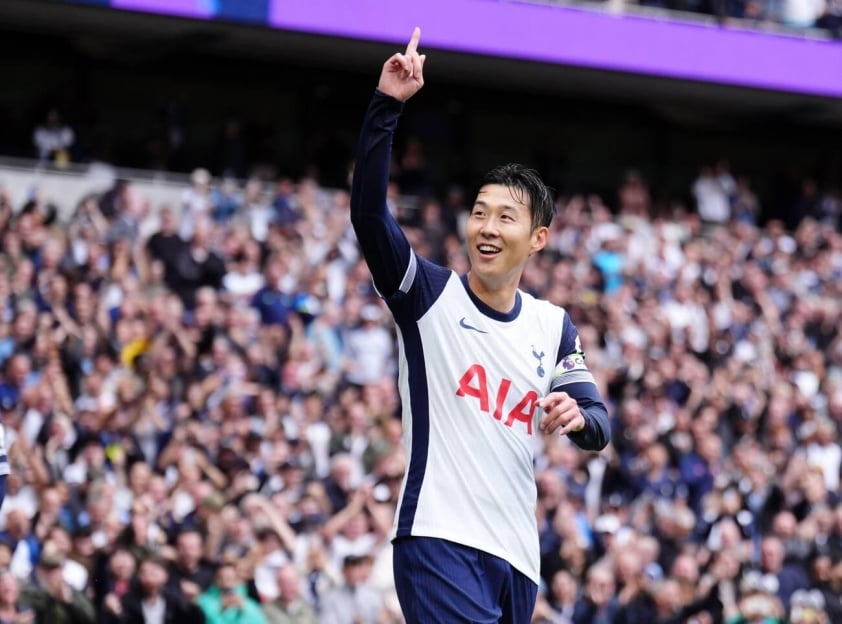 Son Heung-min rực sáng, Tottenham nhấm chìm Everton bằng 'mưa bàn thắng' 518105